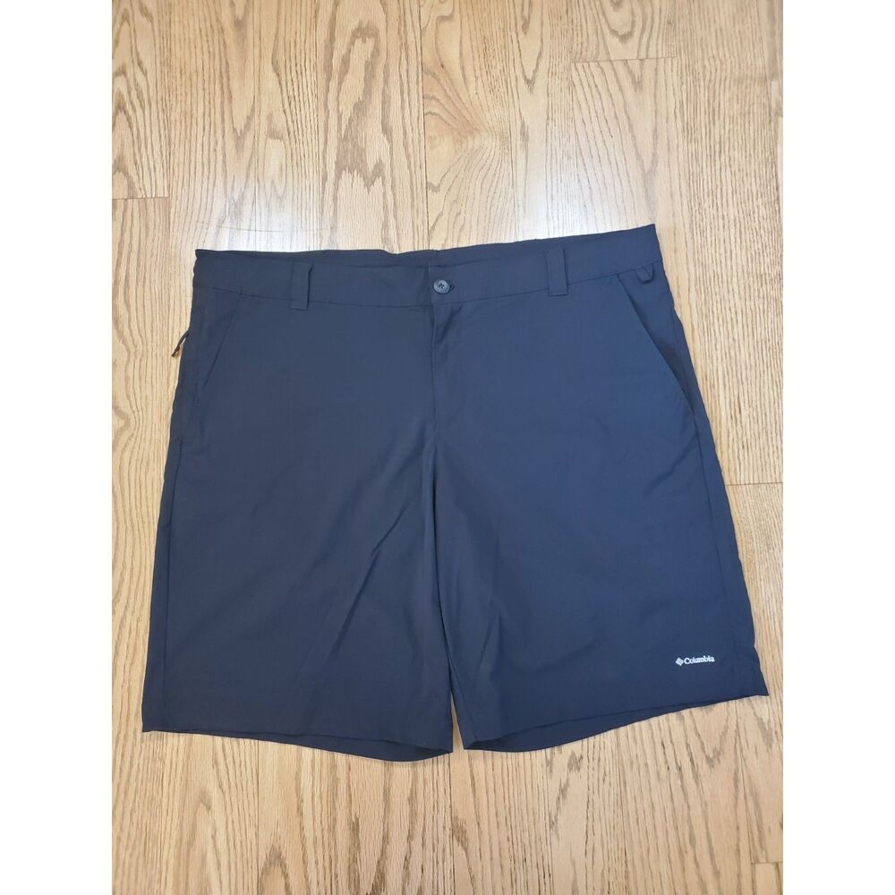Columbia Mens 40w 10L Omni-shade Shorts Black VGUC Outdoor Hiking Gorpcore
